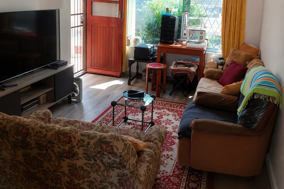 Tidy, cleared lounge after GaleForce
